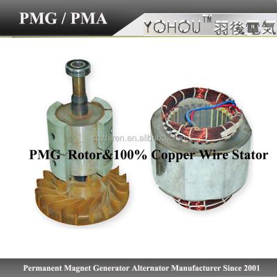 China For Permanent Magnet Generator 3KW 5KW 6KW 7KW AC Alternator For Gasoline Generator for sale