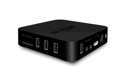 China Multi Language Digital Media Player 4K * 2K ,  Black TV Media Player Box for sale