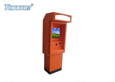 China Touch Screen Self Service Kiosk Multimedia Ticket Vending Machine With Thermal Printer for sale