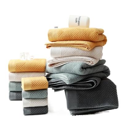 China Soft absorbent square hand towel household men's and women's warm cotton scarf safe for sale children for sale