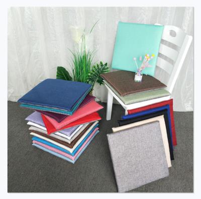 China Good Quality Canvas Cotton Anti-static Hard Inner Chair Cushion Square Cushion For Adult for sale