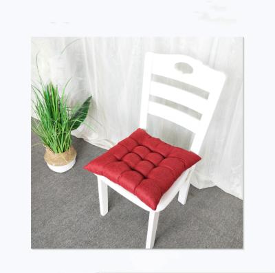 China Hot Sale Solid Color Chair Cushion Home Car Office Anti-static Canvas Cushion for sale