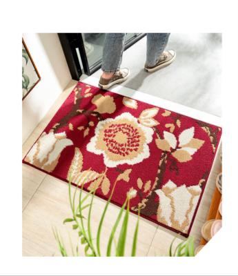 China Household 45*70cm Wearresisting Door Mat Water Dust Absorption Washable European Anti Slip for sale