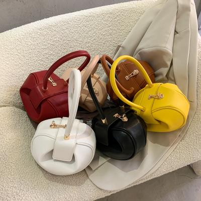 China Fashion Dumpling New Vintage Leather Small Purses Handbags Women Cross - Body Bags Designer Luxury Shoulder Bags for sale