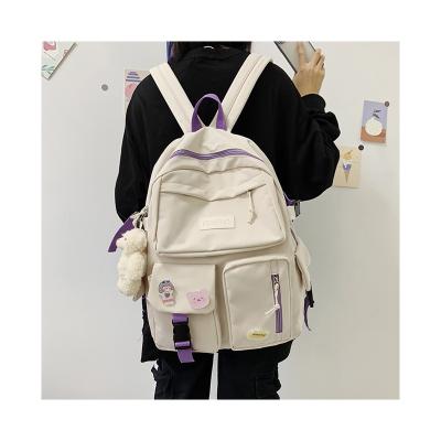 China Factory Wholesale Custom Logo Backpack Bag Girls Children School Adult School Bag Anti-theft For School Girls for sale