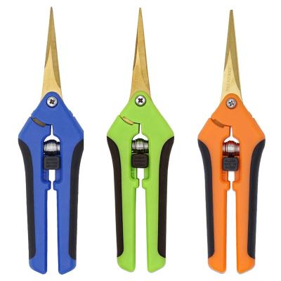 China Anti-Slip Handle Premium Hand Trimming Scissors Garden Pruner Shears Garden Cut Accessories Garden Pruners for sale