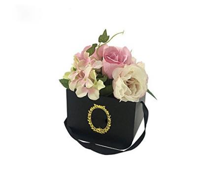 China Portable Flower Gift Packing Box Handmade Bucket for Wedding and Party for sale