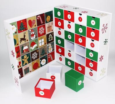 China Cardboard Box Large Advent Calendar Cardboard Christmas Advent Calendar for sale