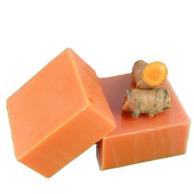 China Homemade Herbal Soap Solid Customize Form Logo Base Cleansing Acne Whitening Bath Bar Toilet Turmeric Soap for sale