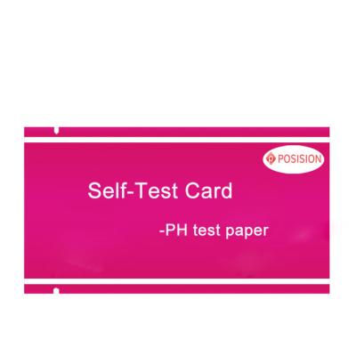 China Vaginal Inflmmation Test PH Card Female Bacterial Self Test Card For Women Vaginal Test Strips for sale