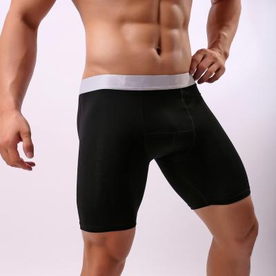 China Wholesale Anti-Static Mens Briefs Shorts Sheer Cotton Top For Men Fitness Boxer Spandex/Cotton Breathable And Comfortable 6 Colors for sale