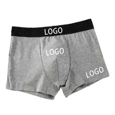 China Factory Customized Logo Cotton Single Boxer Anti-Static For Mens Underwear Mens Boxer Shorts Briefs With High Quality for sale