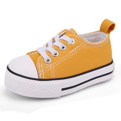 China Wholesale Canvas Kids Sports Shoes Kids Boys Girls School Casual Walking Sneakers KID-022 Fashionable Unique Soft for sale