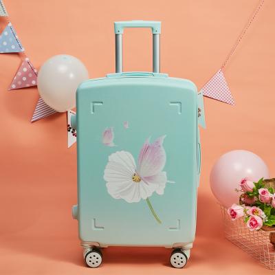 China ABS Factory Price Customize Travel Trolley Case Bag Lightweight ABS Hardshell Carry On Zipper Suitcase Luggage Set for sale