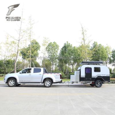 China Independent Travel Trailer Off Road Caravan FS-9013 Suspension System Caravan Trailer for sale