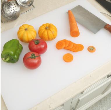 China Disposable Healthy Eco-friendly On Sale 1 In Thick Smooth HDPE Plastic Cutting Boards for sale