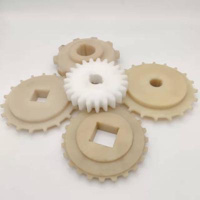 China Good Industrial Equipment Abrasion Resistance Plastic Machined Rack And Sprockets Plastic Nylon Gears for sale