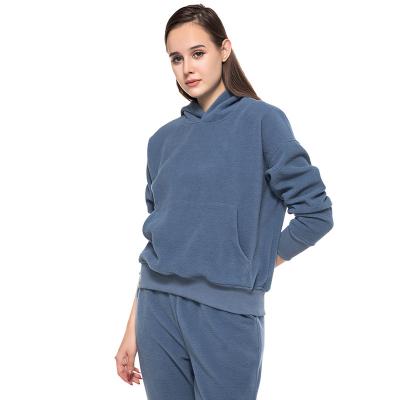 China Sweatsuit Breathable Cotton Fleece Suit Plain Jogging Sports Pants Women Tracksuit for sale