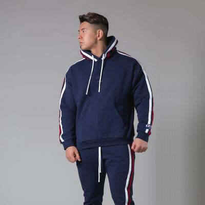 China Breathable Sweatsuit Fashion Cotton Jogging Tracksuit Vintage Men Plus Size Sweat Suit Anti Pill for sale