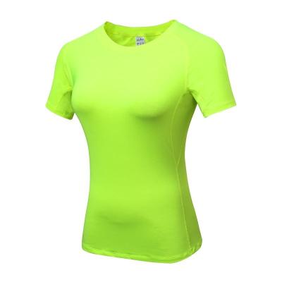 China 2013 Gym Sports Women's Sports Eco Friendly Short Sleeve Yoga Shirt Slim Fit T-Shirt for sale