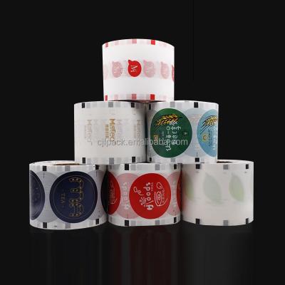 China Moisture Proof Custom Paper Sealing Films Plastic Cup Films Packaging Films Rolls for sale