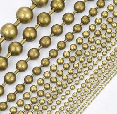 China Cheap Casual/Sporty Wholesale Solid Brass Bead Chain for sale