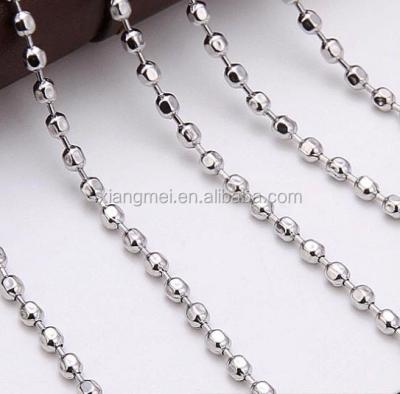 China Good Quality Stainless Steel Diamond Cut Ball Chain for sale