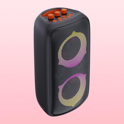 China Lightweight Outdoor Party Speaker With 80W USB/KARAOKE/BT/AUX Mode for sale