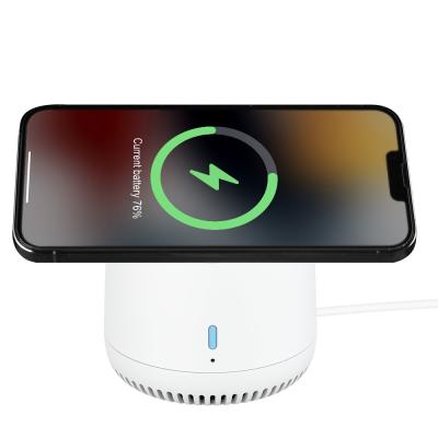 Chine orateur sans fil Bluetooth du chargeur 15W pour le matériel d'ABS de support de téléphone portable à vendre