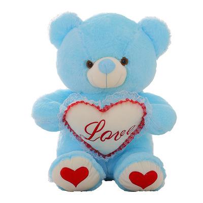 China 55/75cm Creative Luminous Stuffed Teddy Bear Light Up LED Teddy Bear Stuffed Animal Plush Toy Christmas Valentine's Day Gift Colorful Glowing for sale