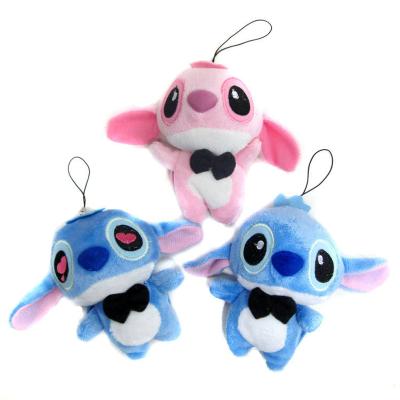 China Cartoon Toy High Quality Anime Mini Stitch Plush Doll Lilo &Stich Stuffed Toy KeyChain for sale