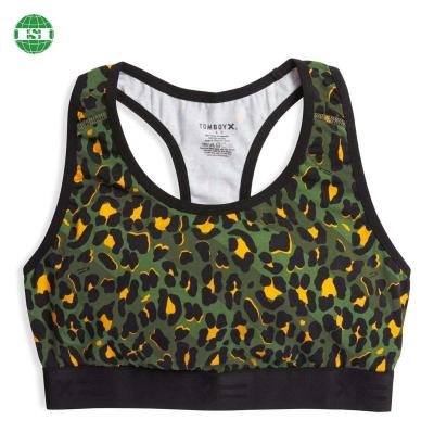 China Breathable personalized pattern lady sports bra spandex bralette bras for women for sale