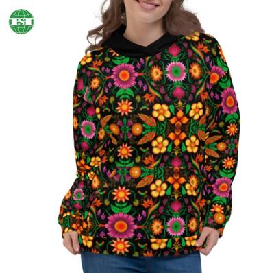 China Breathable Personalized Patterned Print Women Lady Hoodies Pull Over Or Zipper- All No Problem for sale