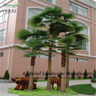 China SJNP20 park hot sale all kinds of artificial palm trees, artificial palm tree, artificial outdoor palm trees for sale