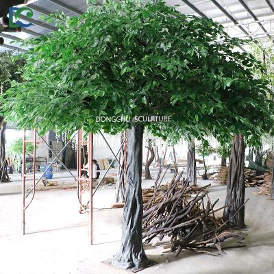 China Ornament& Environmental Indoor Artificial Ficus Tree Making Tree Branches Banyan Tree for sale