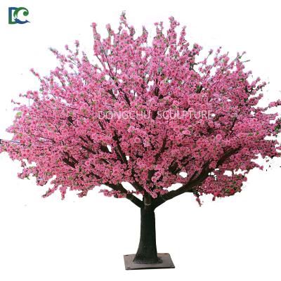 China LXY072508 Wholesale Eco-friendly Artificial Flowering Tree Decoration Wedding Tree Centerpieces Peach Blossom Tree for sale