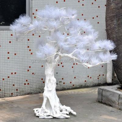 China Harm to human and environment wholesale 3m white artificial pine for outdoor indoor decorative white pine trees for sale