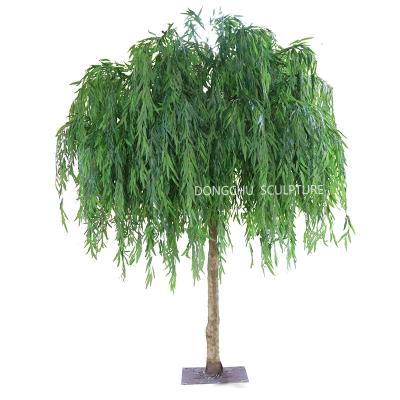 China Real SJZZY Guangzhou durable different style artificial touch and wedding willow, decorative small willow for sale