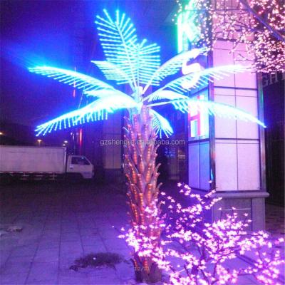 China SJ20172236 LED Lights Eco - Friendly Artificial Palm Tree Light Up Palm Tree for sale