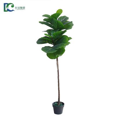 China Eco-friendly artificial garden lyrata artificial fig bonsai plants bonsai export from China for sale