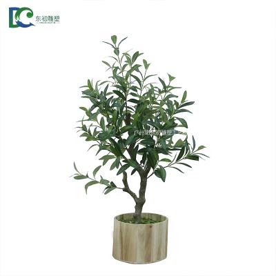 China Eco - Friendly Artificial Ficus Banyan Small Evergreen Plants For Pots Garden Artificial Plants for sale