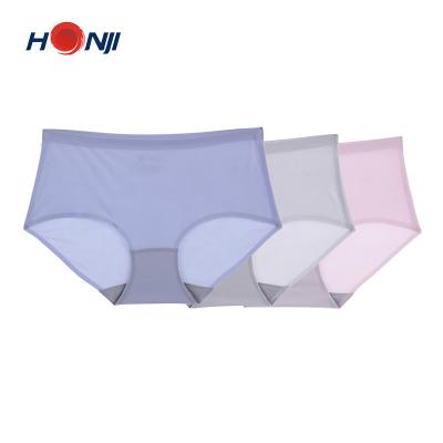 China Antibacterial Comfortable Breathable Women Underwear Whole Seamless Invisible Panties for sale