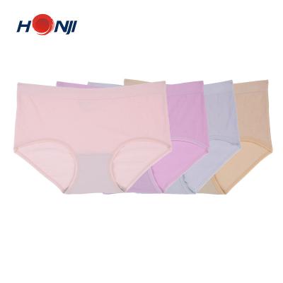 China Madame Panties Antibacterial Simple High Elastic Free Waist Belt Style Seamless Underwear Skin Friendly for sale