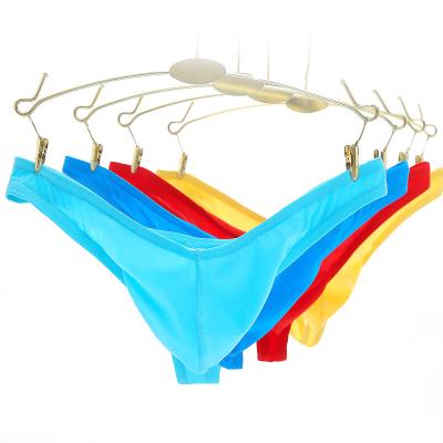 China Breathable Sexy Mens Men's Thongs Thongs Ice Silk Transparent Sauce for sale