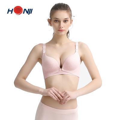 China Fashion Solid Color Cup Care Skin-Friendly Seamless Comfortable Wireless Unrestricted Lightweight Bra for sale