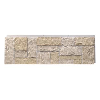 China Farm Culture Sunny Beige Marble Wall Cladding Stone Tiles for sale