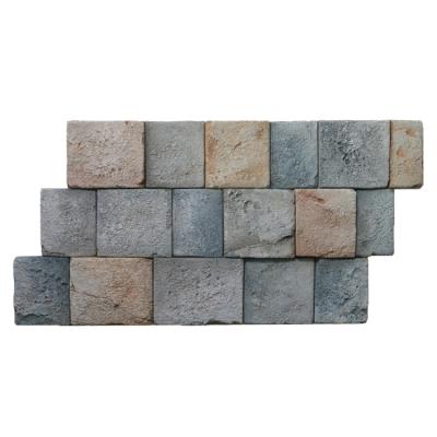 China Farmhouse Polyurethane PU Foam Panel Faux Rock Exterior Decorative Siding Stone Wall Panel for sale