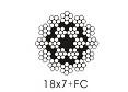 China Hochleistungs-mehrschichtiges nicht drehendes Drahtseil 18x7 für Kräne zu verkaufen