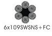 China WSNS linear resistente da corda de fio 6 x 109 do contato da rotação do equipamento de perfuração de Ratory à venda