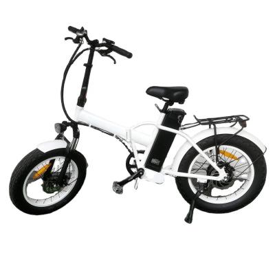 China Steel 250w 350w 500w 48V10.4AH lithium battery folding fat bike foldable electric bike for sale